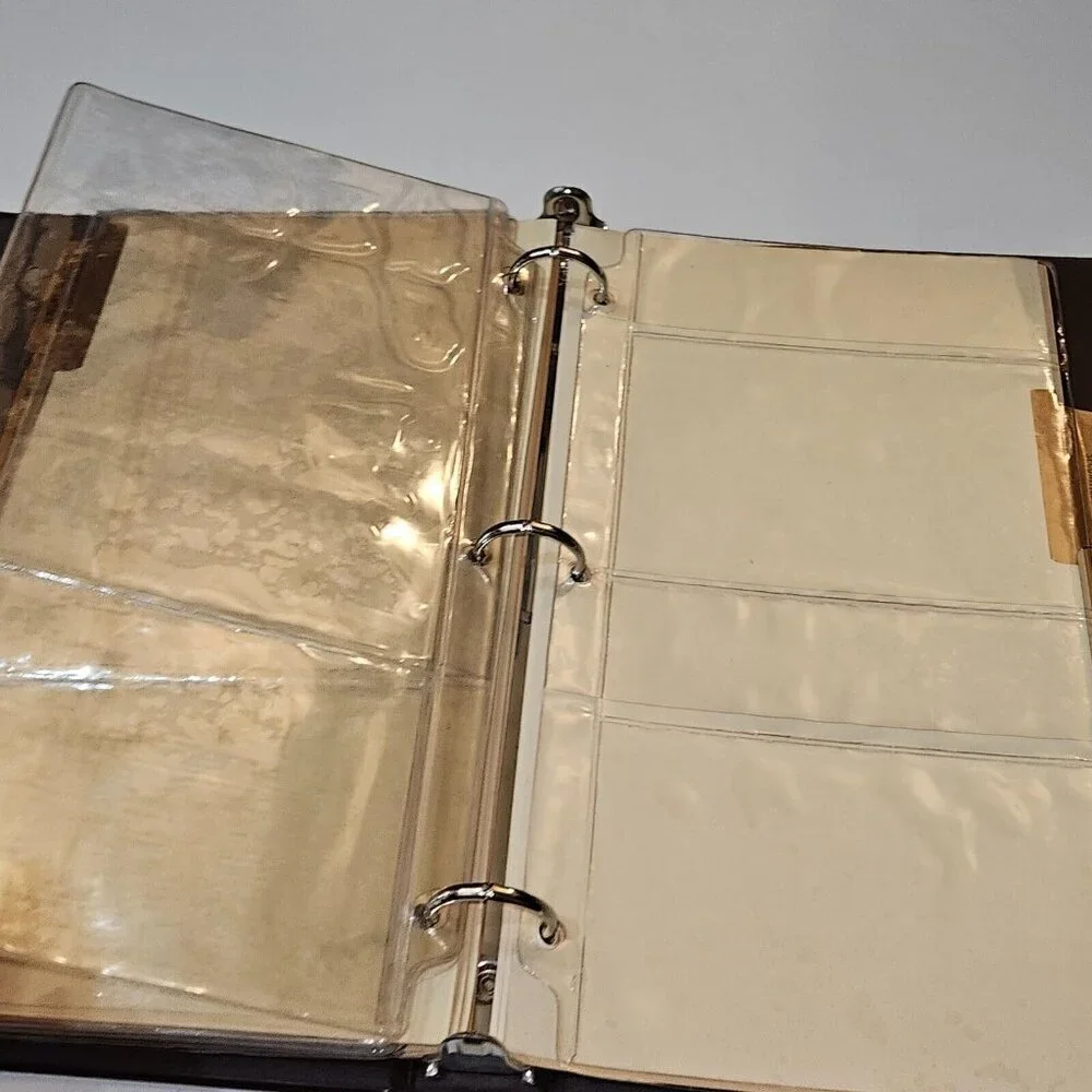 VTG Personal Photo Inventory 3-Ring Album Estate Home Possessions Log NEVER USED